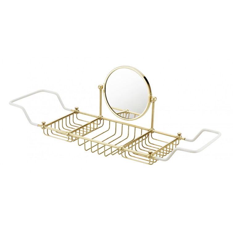 Sterlingham Bath Caddy with Mirror Perigold